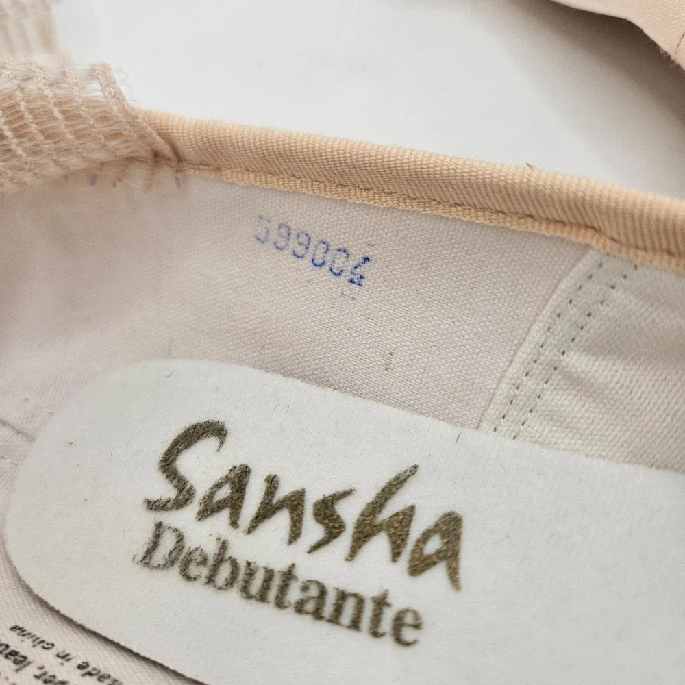 Sansha Debutante D101 Pointe Shoes 9M Peach Pink Ballet Dance NIB